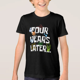 Vier Jahre später, lustiges 4. Geburtstags-Party Tri-Blend Shirt