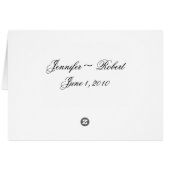 Vier Jahreszeit-Fall-Tischnummerzeltkarte (Rückseite Horizontal)