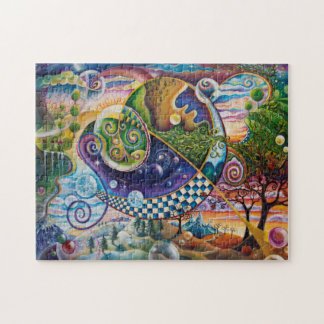 Vier Jahreszeit-Puzzlespiel Puzzle