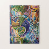 Vier Jahreszeit-Puzzlespiel Puzzle (Vertikal)