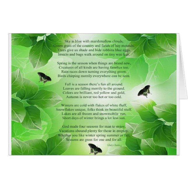 Vier Jahreszeiten (Vorderseite (Horizontal))