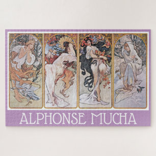 Vier Jahreszeiten, Alphonse Mucha Puzzle