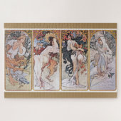Vier Jahreszeiten, Alphonse Mucha Puzzle (Horizontal)