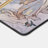 Vier Jahreszeiten, Alphonse Mucha Schreibtischunterlage (Ecke)