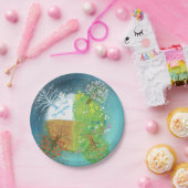 Vier Jahreszeiten auf Erden Pappteller (Party)