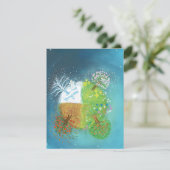 Vier Jahreszeiten auf Erden RSVP Karte (Stehend Vorderseite)