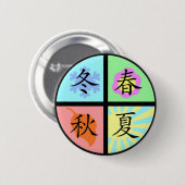 Vier Jahreszeiten Button (Vorne & Hinten)