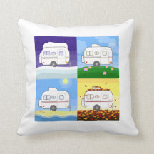 Vier Jahreszeiten des Schuft-Kissens