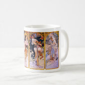 Vier Jahreszeiten durch Alphonse Mucha 1895 Kaffeetasse (VorderseiteRechts)