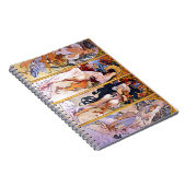 Vier Jahreszeiten durch Alphonse Mucha 1895 Notizblock (Rechte Seite)