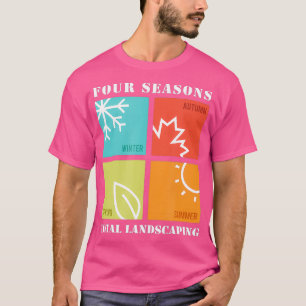 Vier Jahreszeiten gesamte Landung Sonnenuntergang T-Shirt