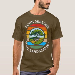 Vier Jahreszeiten gesamte Landung Sonnenuntergang  T-Shirt