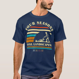 Vier Jahreszeiten gesamte Landung Sonnenuntergang T-Shirt