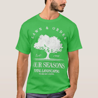 Vier Jahreszeiten Gesamter Landschaftsrasen und Au T-Shirt