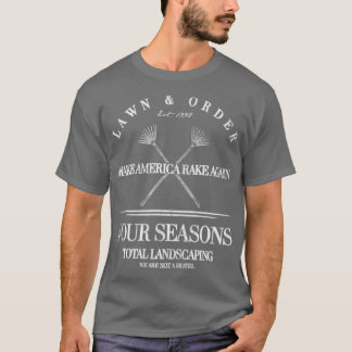 Vier Jahreszeiten Gesamter Landschaftsrasen und Au T-Shirt