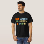 Vier Jahreszeiten Gesamtlandschaft T-Shirt (Vorne ganz)