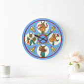 Vier Jahreszeiten Große Wanduhr (Zuhause)