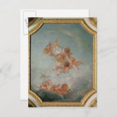 Vier Jahreszeiten im Saal du Conseil - Frühjahr Postkarte (Vorne/Hinten)