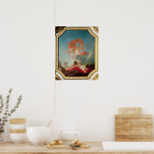 Vier Jahreszeiten im Saal du Conseil - Sommer Poster (Küche)