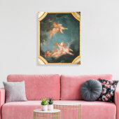 Vier Jahreszeiten im Saal du Conseil - Winter Leinwanddruck (Insitu (Wohnzimmer))