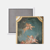 Vier Jahreszeiten im Saal du Conseil - Winter Magnet (Vorderseite/Rückseite)