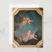 Vier Jahreszeiten im Saal du Conseil - Winter Postkarte (Vorne/Hinten)