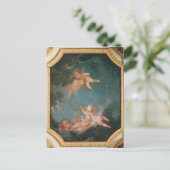 Vier Jahreszeiten im Saal du Conseil - Winter Postkarte (Stehend Vorderseite)