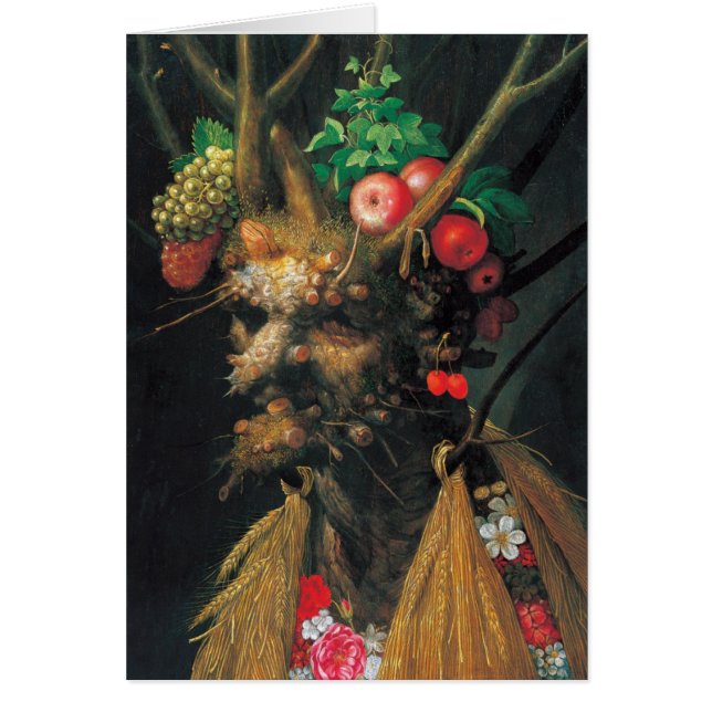 Vier Jahreszeiten in einem Kopf - Arcimboldo -1590 (Vorne)