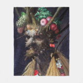 Vier Jahreszeiten in einem Kopf, Arcimboldo Fleecedecke (Vorderseite)