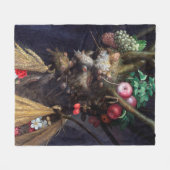 Vier Jahreszeiten in einem Kopf, Arcimboldo Fleecedecke (Vorderseite (Horizontal))