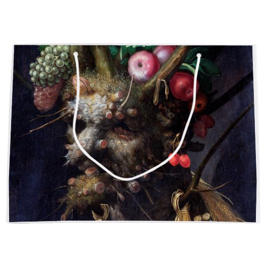 Vier Jahreszeiten in einem Kopf, Arcimboldo Große Geschenktüte (Vorderseite)