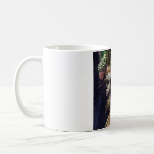 Vier Jahreszeiten in einem Kopf, Arcimboldo Kaffeetasse (Links)