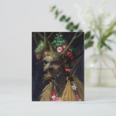 Vier Jahreszeiten in einem Kopf von Giuseppe Arcim Postkarte (Stehend Vorderseite)