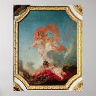 Vier Jahreszeiten in Salle du Conseil - Sommer Poster