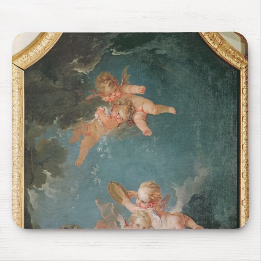 Vier Jahreszeiten in Salle du Conseil - Winter Mousepad (Vorne)