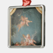 Vier Jahreszeiten in Salle du Conseil - Winter Ornament Aus Metall (Links)