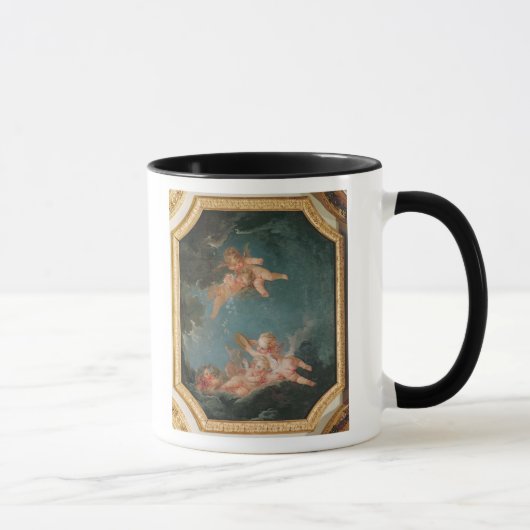 Vier Jahreszeiten in Salle du Conseil - Winter Tasse (Rechts)