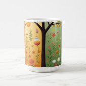 vier Jahreszeiten Kaffeetasse (Mittel)