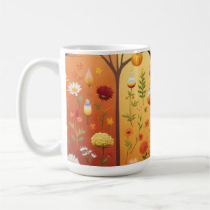 vier Jahreszeiten Kaffeetasse