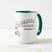 Vier Jahreszeiten Landschaft Tasse (VorderseiteRechts)