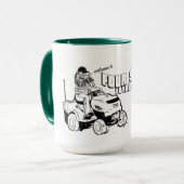 Vier Jahreszeiten Landschaft Tasse (Vorderseite Links)