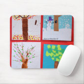 Vier Jahreszeiten Mousepad (Mit Mouse)