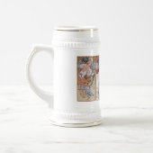 Vier Jahreszeiten, Mucha Bierglas (Links)