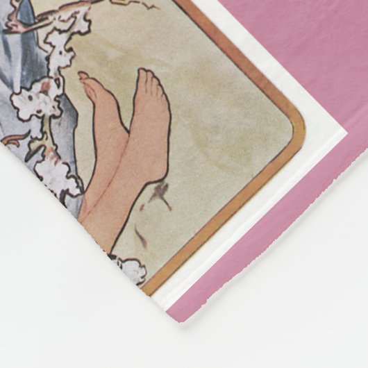 Vier Jahreszeiten, Mucha Fleecedecke (Ecke)