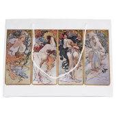 Vier Jahreszeiten, Mucha Große Geschenktüte (Vorderseite)