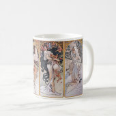 Vier Jahreszeiten, Mucha Kaffeetasse (VorderseiteRechts)