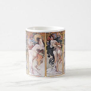 Vier Jahreszeiten, Mucha Kaffeetasse