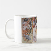 Vier Jahreszeiten, Mucha Kaffeetasse (Links)