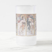 Vier Jahreszeiten, Mucha Mattglas Bierglas (Mittel)