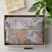 Vier Jahreszeiten, Mucha Seidenpapier (Geschenk)